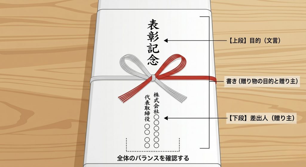 表書きの書き方3ステップ